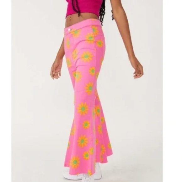 Free People Floral Jeans Nwt size 27 - Picture 3 of 10